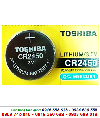 Toshiba CR2450, Pin 3V Lithium Toshiba CR2450 chính hãng Toshiba